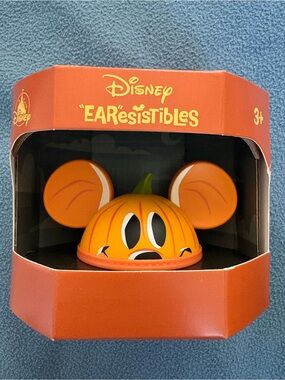 Disney EARresistibles Mickey Mouse Jack-o'-Lantern collectible figure.